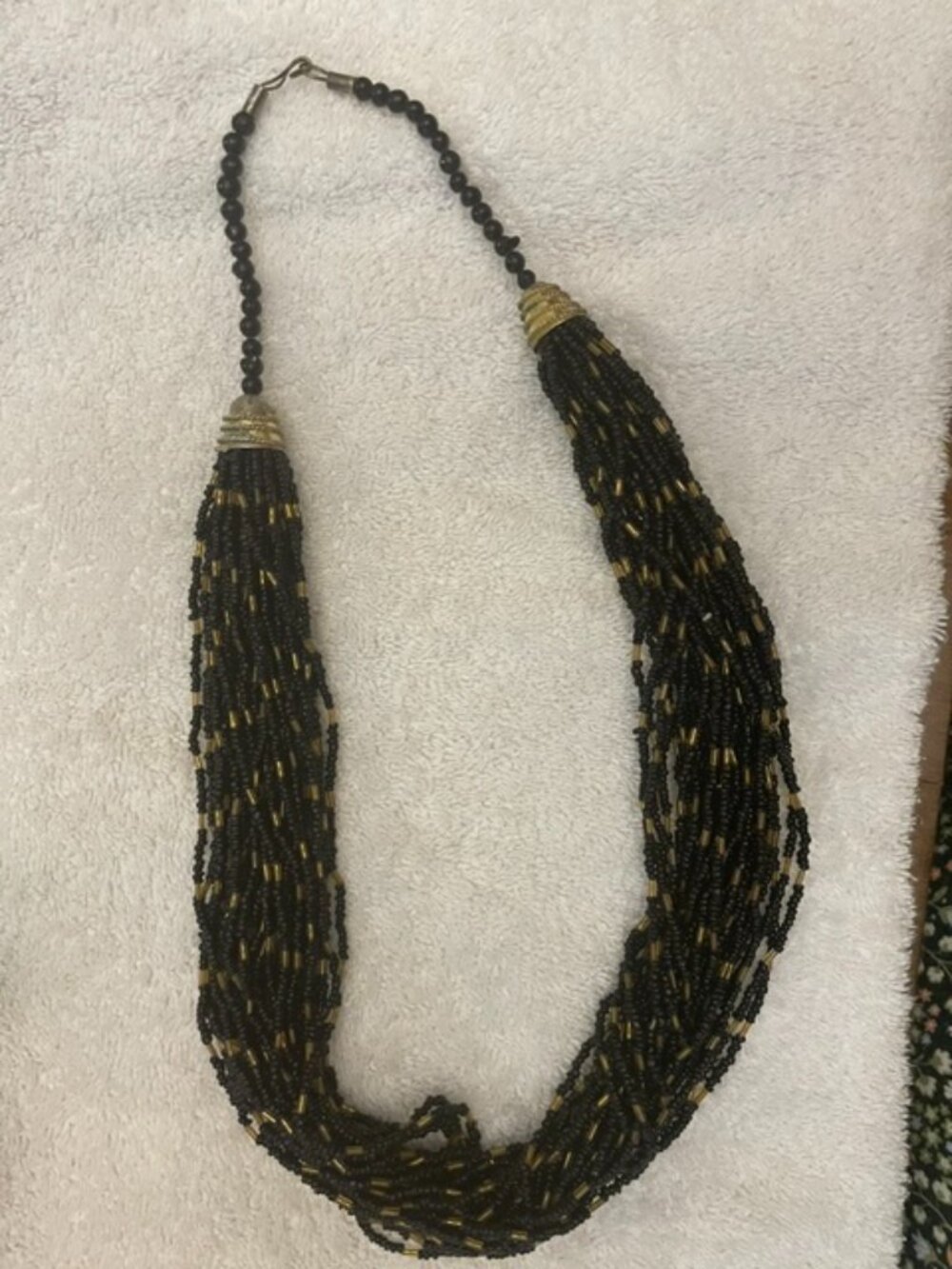 Bohemian multi-strand seed bead necklaces